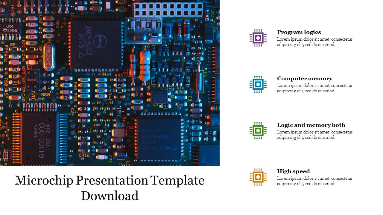 Microchip Presentation Template Download